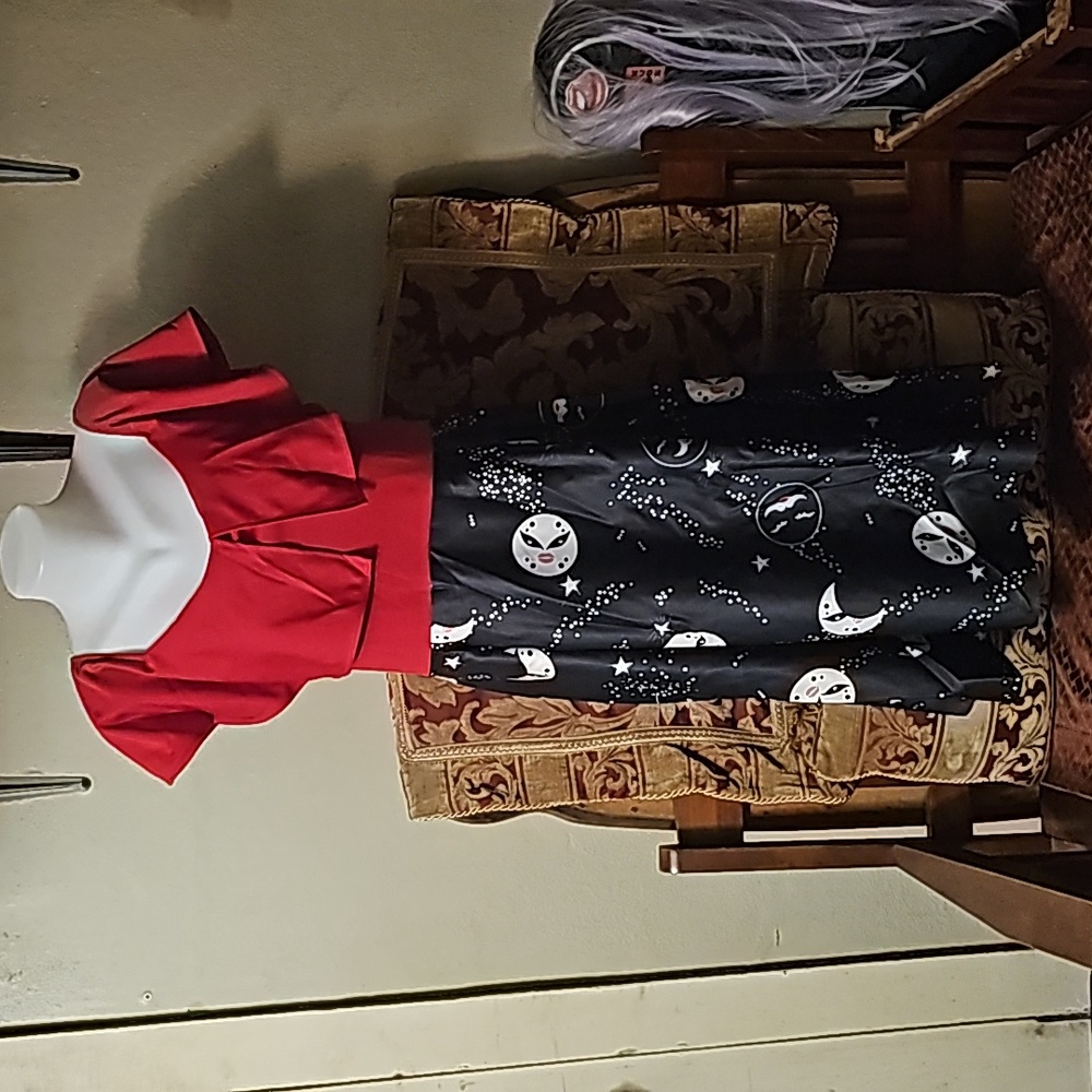 ROSEGAL PINUP STYLE ON OR OFF SHOULDER DRESS NWOT SIZE1X 5 for 25.00